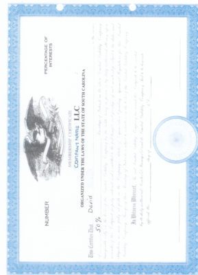 E2 - LLC Share Certificate