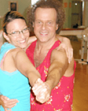 Kathy with Richard Simmons