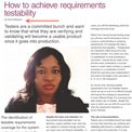 Article Written by Doris for the August 2015 Edition of Professional Tester