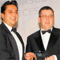 Our Client Kesh with His Award for Best Outsourcing