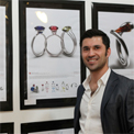 Saeed With One of His Jewelry Designs 