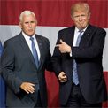 Governor Mike Pence and Republication Presidential Candidate Donald Trump