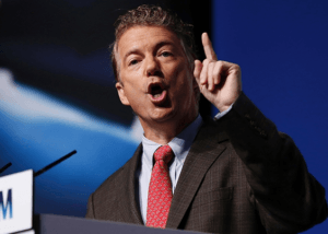 Republican Rand Paul - a Staunch Opponent of Any Measure that Will Explode the Federal Deficit.